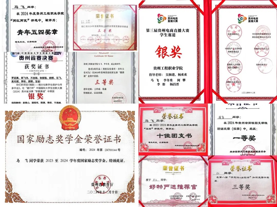 贵工学子丨马飞：以奋斗为笔，书写新时代青春答卷(图6)